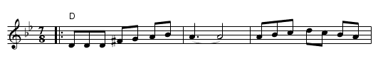 Majko, Majko - staff notation