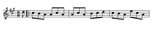 Major [3], The - staff notation