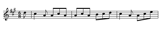 Major [3], The - staff notation