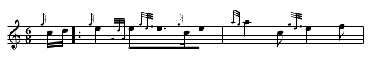 Major Bobby - staff notation
