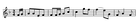 Major Hedleys Quick March - staff notation