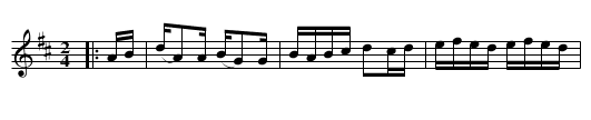 Major J. N. Bogart's Banquet - staff notation