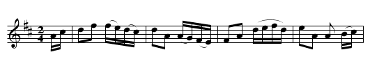 Major Jas. Campbell's Quick Step W.F.R. - staff notation