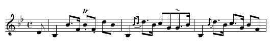 Major Logan's Favorite [1] - staff notation