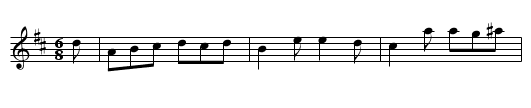 Major Mackies Jig - staff notation