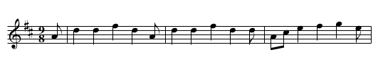 Maka e du Britta - staff notation