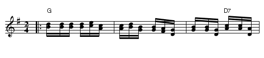 Makazice - staff notation