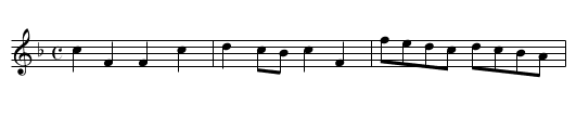 Make Shift. JJo3.197, The - staff notation