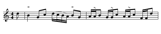 Malcome Kaird's Come Again - Bagpipe way - staff notation