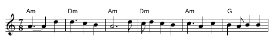 Malisorka - staff notation