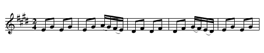 Mallow Fling - staff notation