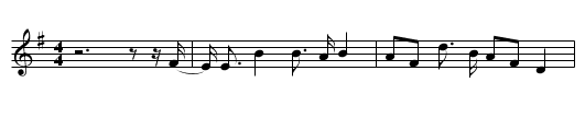 Mally's Meek - staff notation
