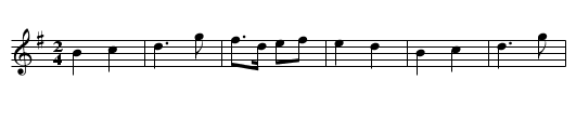Malochet - staff notation