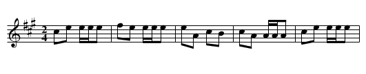 Mamma's Polka - staff notation