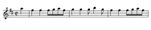 Man Eater - staff notation