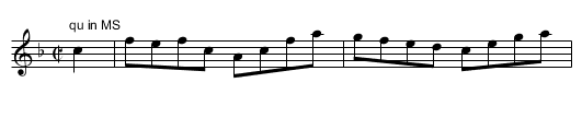 Manchester Hornpipe [1] - staff notation