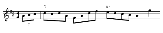 Manchester hornpipe - staff notation
