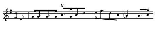 MANCHESTER STRATHSPEY - staff notation