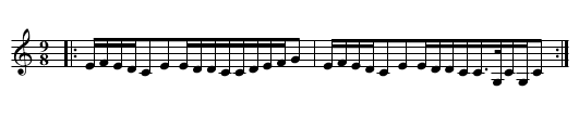 Mandalena - staff notation