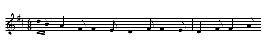 Mángaire Súgach, An - staff notation