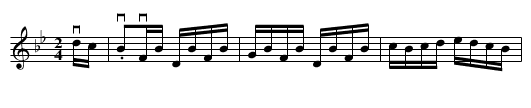 MANHATTAN -- HORNPIPE - staff notation