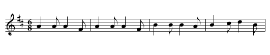 Manx Sword Dance - staff notation