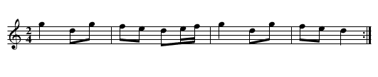 Marachienne - staff notation