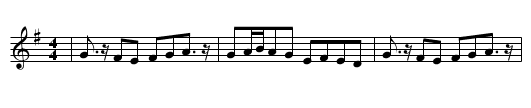 MARAICHINE de GRANDLIEU - staff notation
