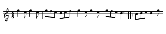 Maraichines en Cascade - staff notation