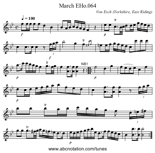 March EHo.064 - staff notation