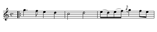 MARCH IN BLUE BEARD - staff notation