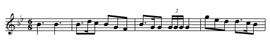 March, March, Ettrick and Teviotdale - staff notation