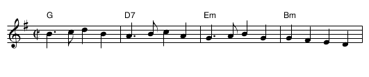 March of St. Timothy - staff notation