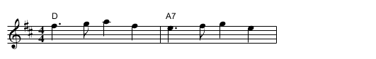 March of St. Timothy - staff notation