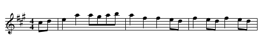 March of the 1st August - staff notation