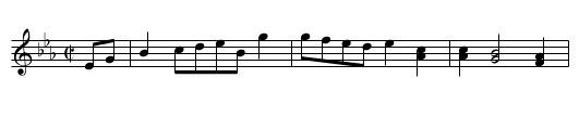 March - staff notation