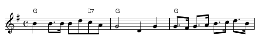 March - staff notation