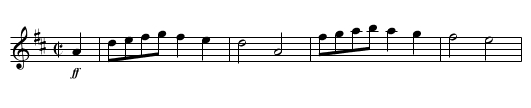 MARCH - staff notation