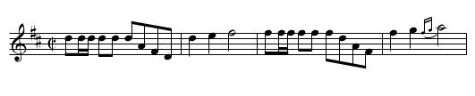 March - staff notation