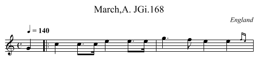 March,A. JGi.168 - staff notation