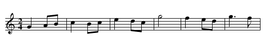 Marche à Compagnon - staff notation