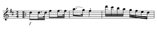 Marchia - staff notation