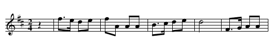 Marching Through Georgia - staff notation