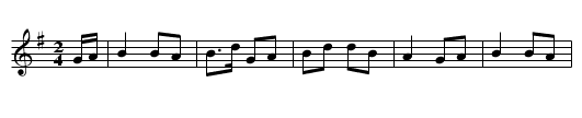 Marching to Drogheda - staff notation