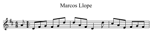 Marcos Llope - staff notation