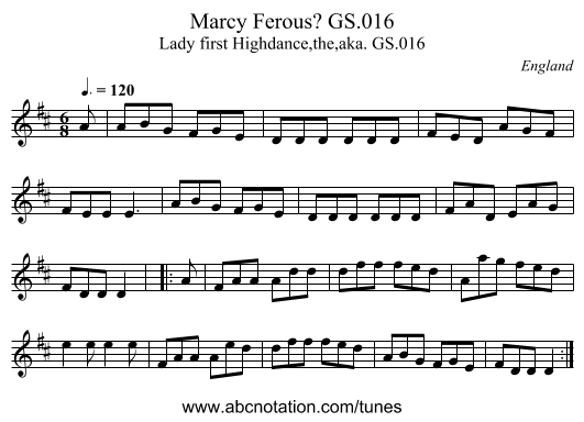 Marcy Ferous? GS.016 - staff notation