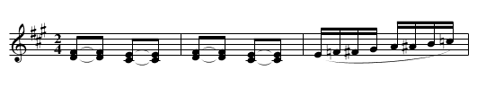 Mardi Gras - staff notation