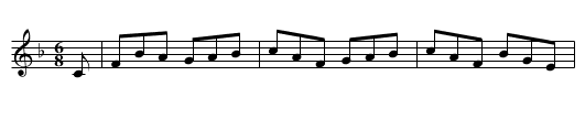 Mared Nig Dubartad - staff notation