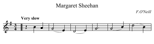 Margaret Sheehan - staff notation