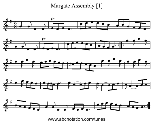 Margate Assembly [1] - staff notation